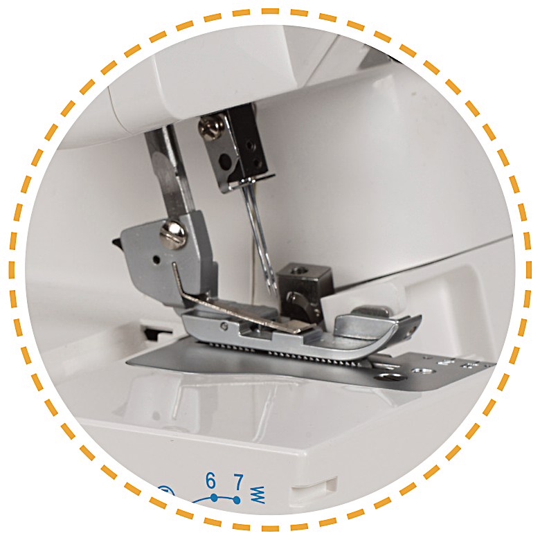 4/3-nitný overlock Leader VS340D se snadným navlékáním spodní nitě ...